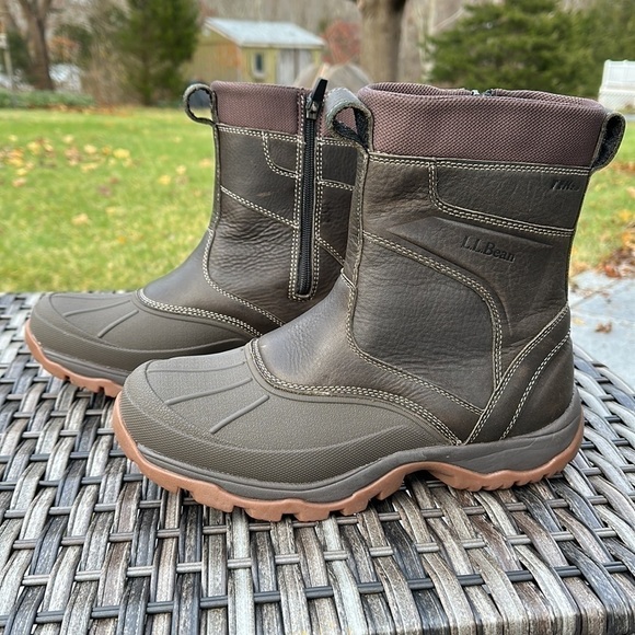 L.l. Bean Men's Storm Chaser Boots 5 - Dark Ash - Picture 5 of 16